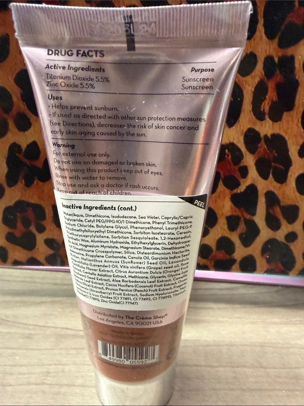 The Crème Shop CC Crème Tan 200 - Full Coverage Moisturizing SPF 30
